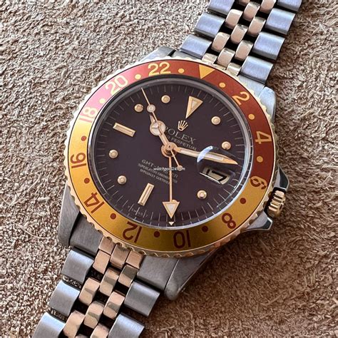 how much is a 1979 gmt root beer rolex worth|Rolex GMT.